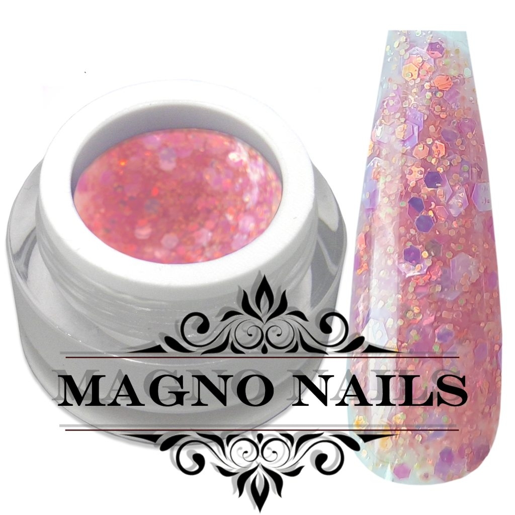 UV Gel - Nail Pailetten Gel - Confetti Gel - Mermaid Candy